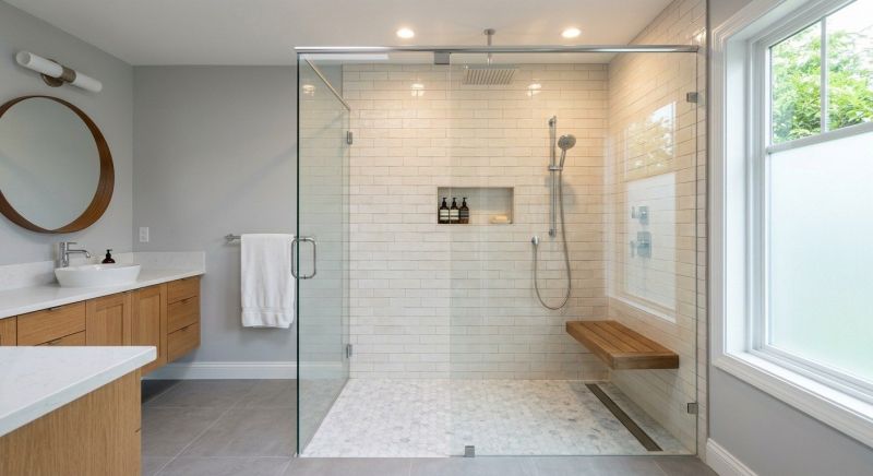 Shower Enlargement in Stamford, VT